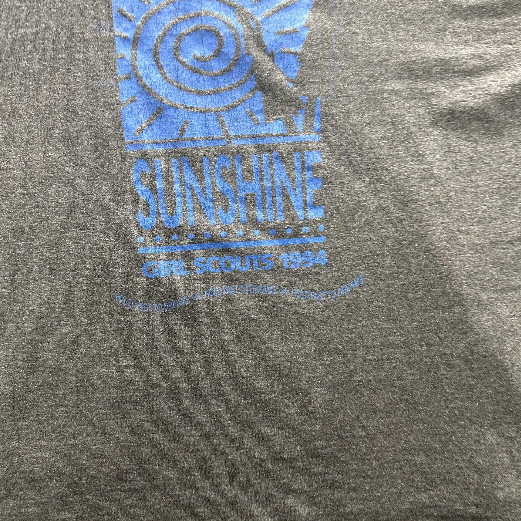 Fruit Of The Loom VINTAGE Camp Sunshine Shirt Mens 2XL Gray Girl Scouts 1994 Junior League USA 90s Size US XXL / EU 58 / 5 - 4 Thumbnail