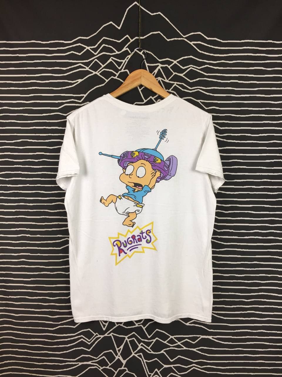Cartoon Network × Nickelodeon × Vintage Nickelodeon Rugrats Tommy \u0026 Chuckie  Flying UFO Cartoon Tee | Grailed, image size:960x1280