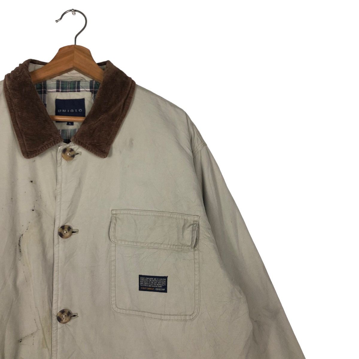 Japanese Brand 🔥Vtg Chore Jacket Uniqlo Issey Miyake Japan Blanket Lining Size US L / EU 52-54 / 3 - 6 Thumbnail