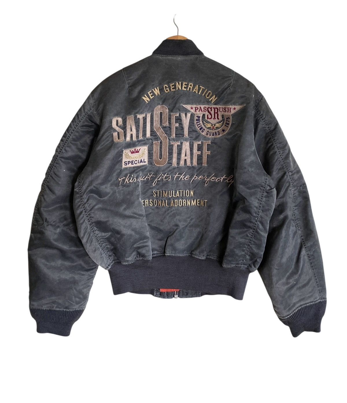 Vintage Vintage Air Force MA-1 Flight Jacket 1990s Size US M / EU 48-50 / 2 - 2 Thumbnail