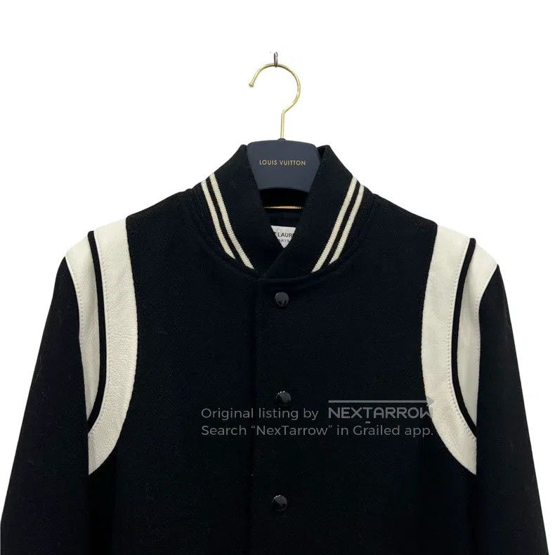 Saint Laurent Paris Saint Laurent Paris Color Block Black and White Baseball J Size XS / US 0-2 / IT 36-38 - 3 Thumbnail