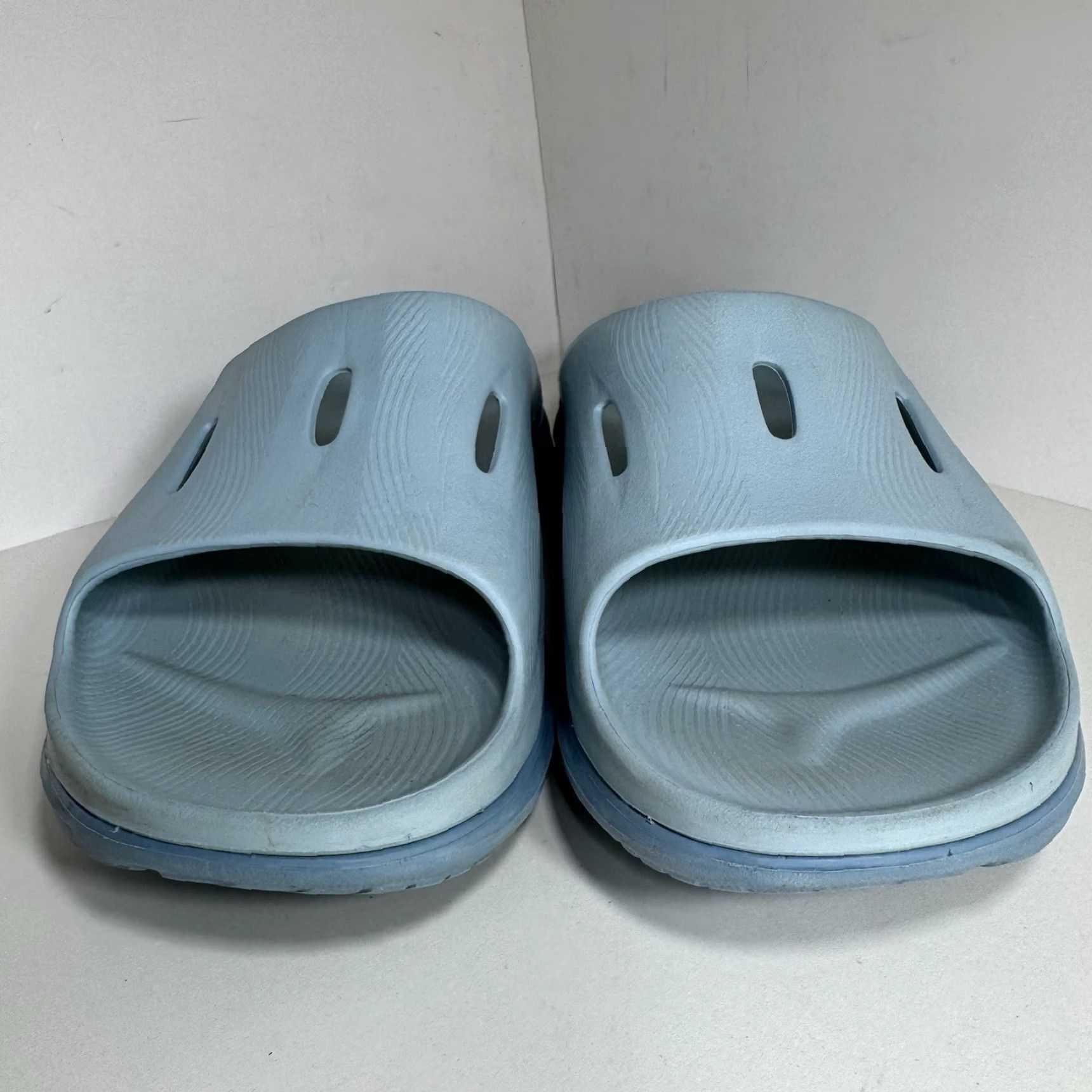 Vintage Hoka One One Ora Recovery Slides Sandal Mens 12 Light Blue Size ONE SIZE - 4 Thumbnail