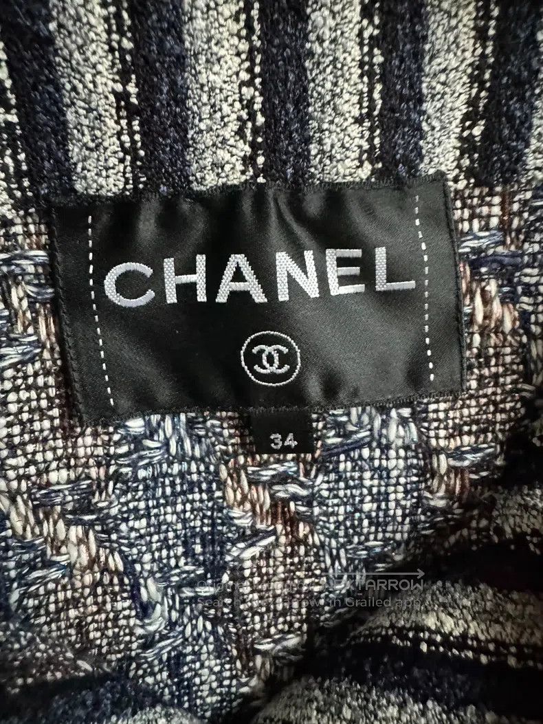 Chanel Chanel 19P cotton twill tweed coat Size XXS / US 00 / IT 34 - 3 Thumbnail