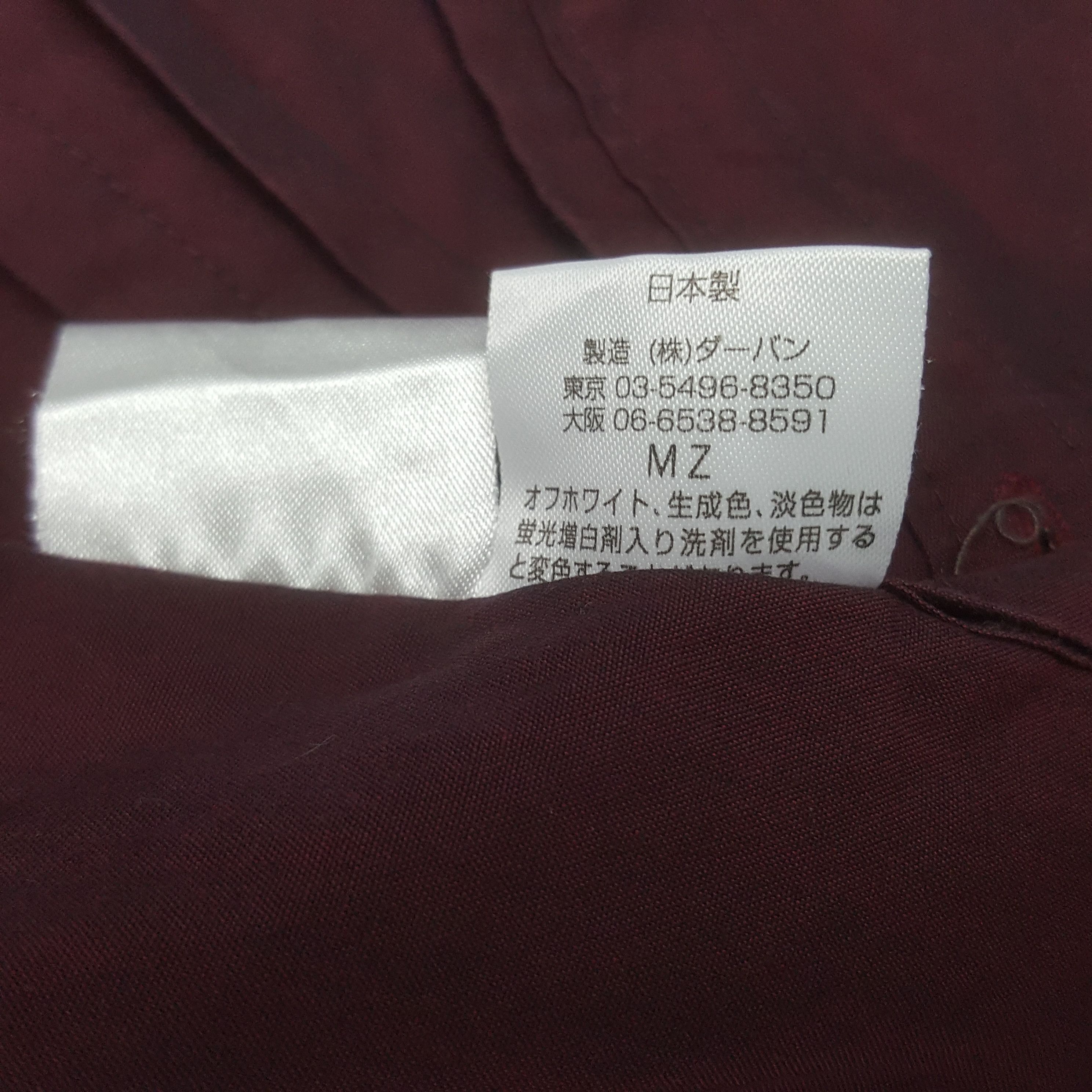 Japanese Brand × Vintage × Yohji Yamamoto Vintage Yohji Yamamoto AAR Custom Signature Button Up Shirt Size US S / EU 44-46 / 1 - 8 Thumbnail