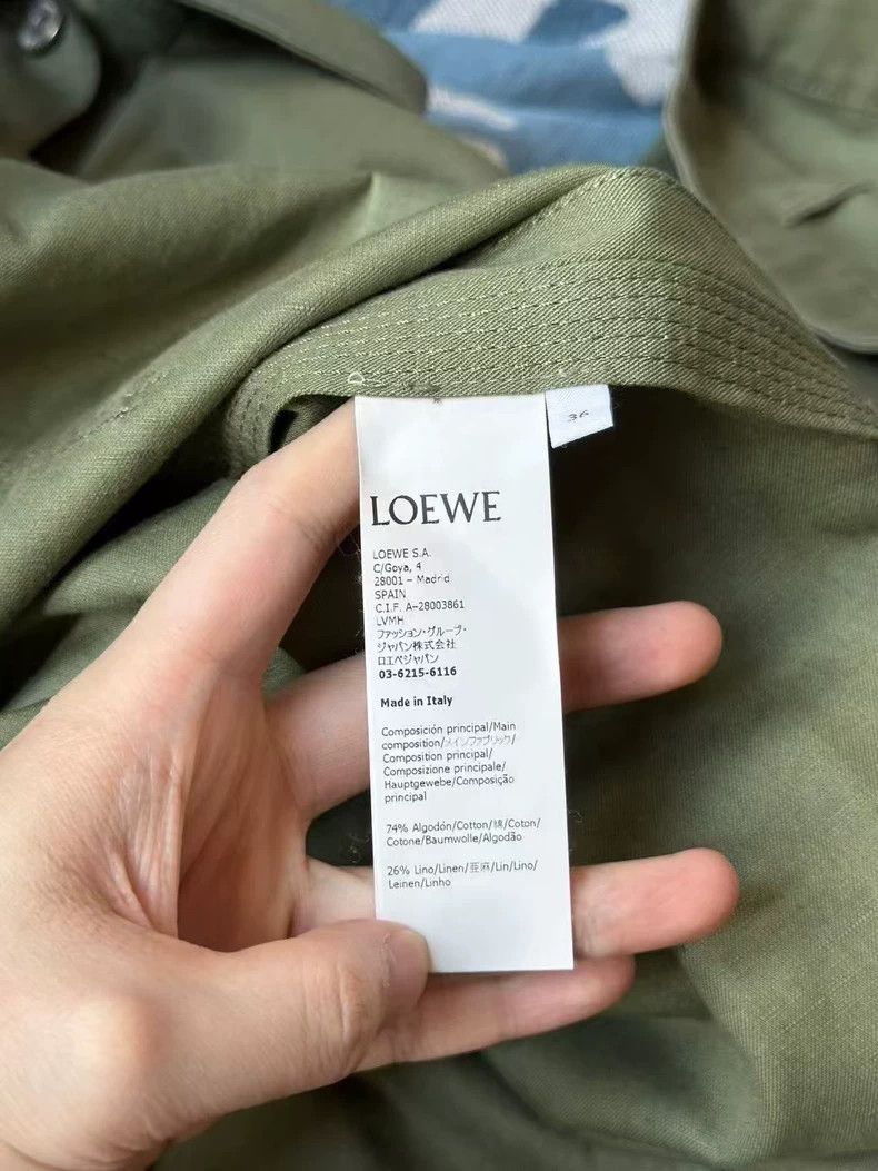 Loewe LOEWE Green label logo trench coat Size 4XL / US 24-26 - 4 Thumbnail