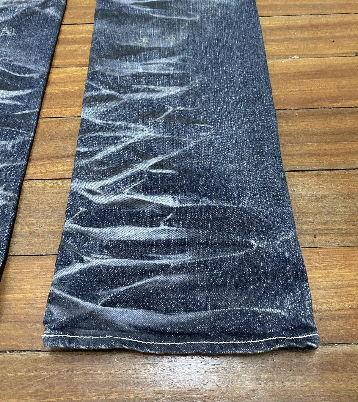 Japanese Brand Rare Design Vintage Brand Urban Craft Distressed Jeans 2000s Size US 35 - 8 Thumbnail