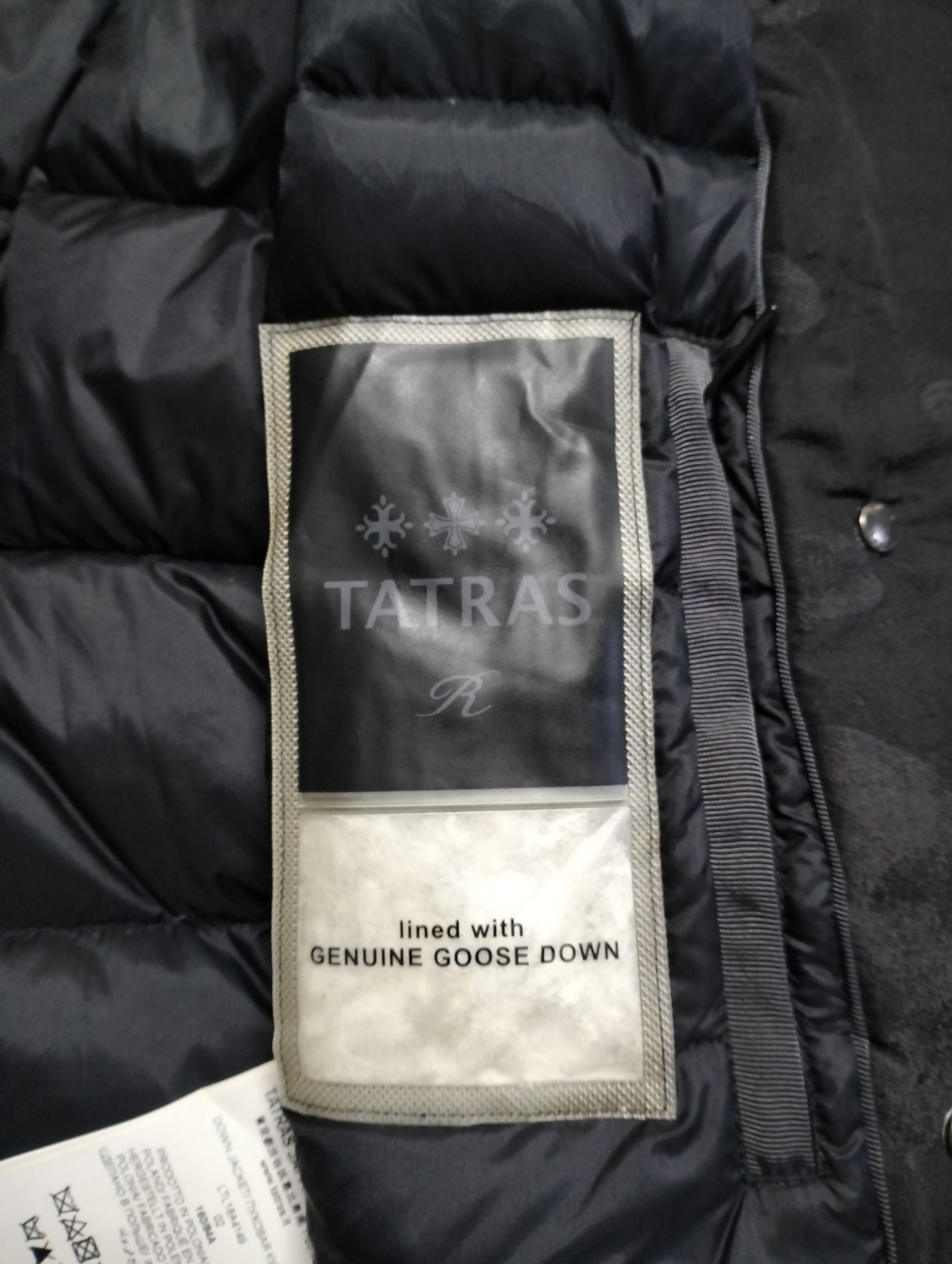 TATRAS Tatras Japan Goose Down Jacket Black Camouflage Size M / US 6-8 / IT 42-44 - 12 Thumbnail