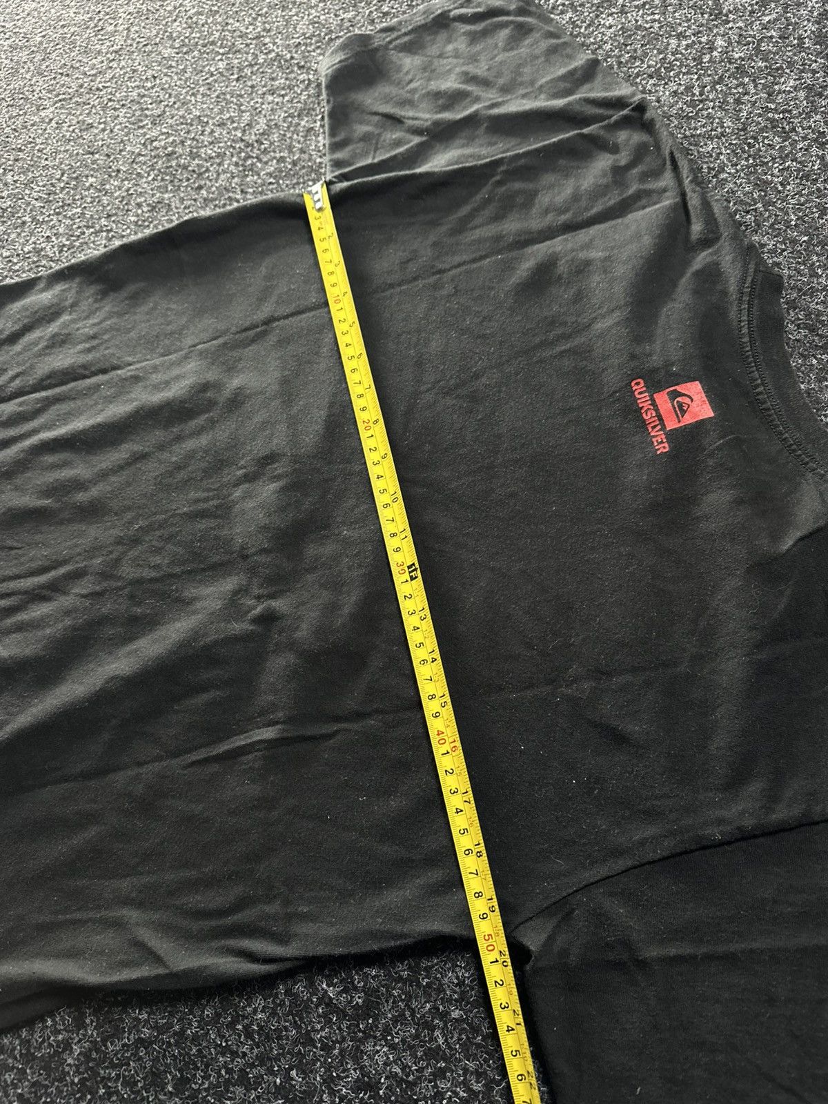Quiksilver 🚨 VINTAGE BIG LOGO LV QUICKSILVER black faded SURF Y2K RARE Size US M / EU 48-50 / 2 - 10 Thumbnail