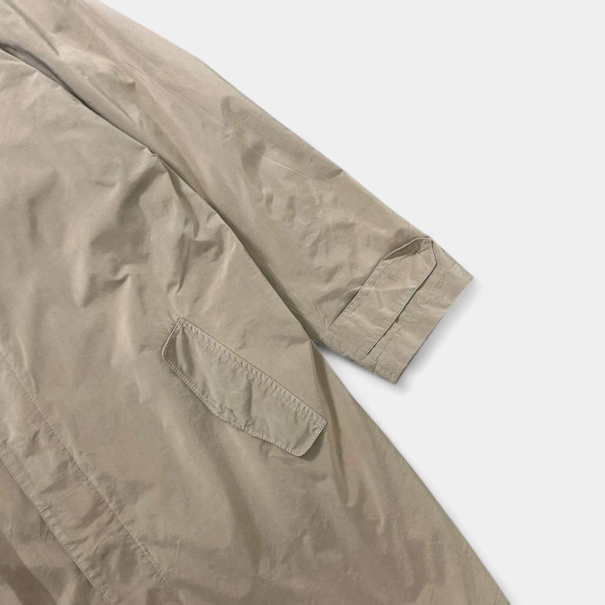 Prada Prada Beige Light Nylon Trench Jacket Size US L / EU 52-54 / 3 - 2 Thumbnail
