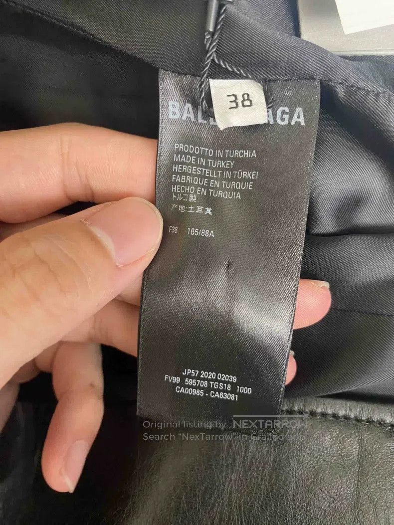 Balenciaga Balenciaga Leather Jacket Size XS / US 0-2 / IT 36-38 - 6 Thumbnail