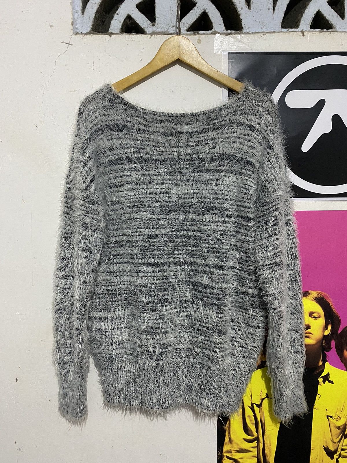 Hysteric Glamour × If Six Was Nine × Japanese Brand Japanese Fluzzy Mohair Knitted Ifsixwasnine Lgb Styled Size US L / EU 52-54 / 3 - 3 Thumbnail