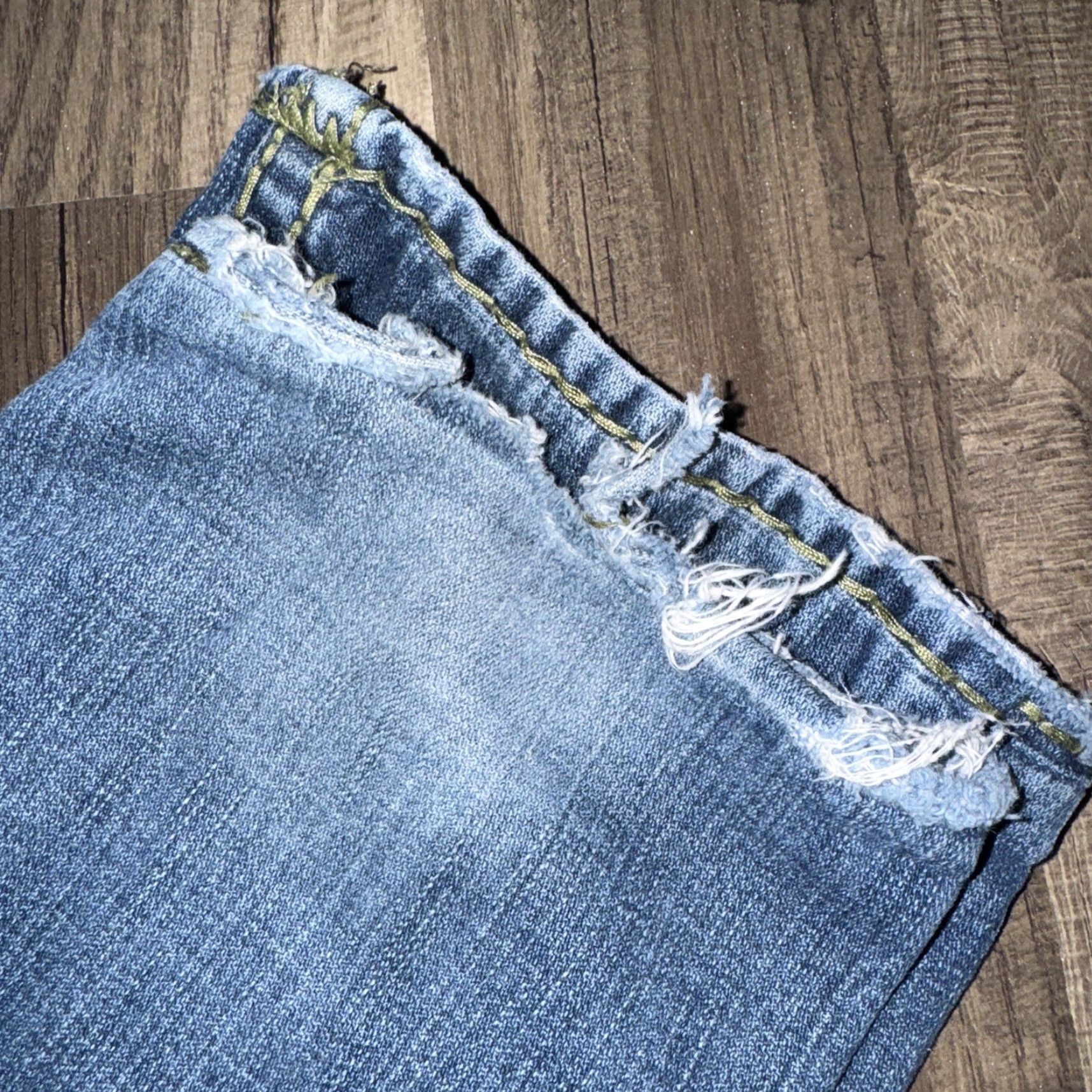 Vintage VINTAGE Religion Jeans Denim 36x29 Mens Blue 90s Straight Made In USA Size US 36 / EU 52 - 4 Thumbnail