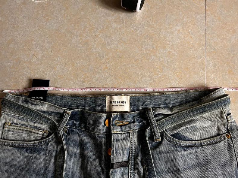 Fear of God Fear of God Streamer blue cow Size US 34 / EU 50 - 7 Thumbnail