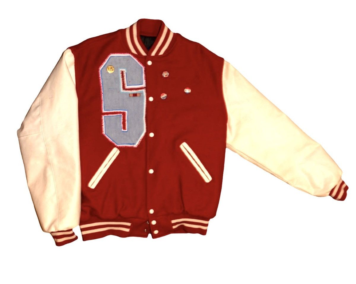 Vintage 1/1 Custom Vintage Letterman Jacket Size US XL / EU 56 / 4 - 3 Thumbnail