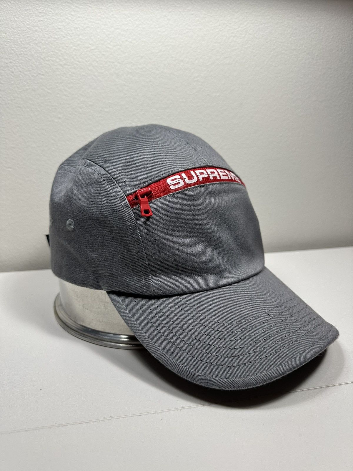 Supreme Supreme Top Zip Camp Cap Hat Size ONE SIZE - 3 Thumbnail