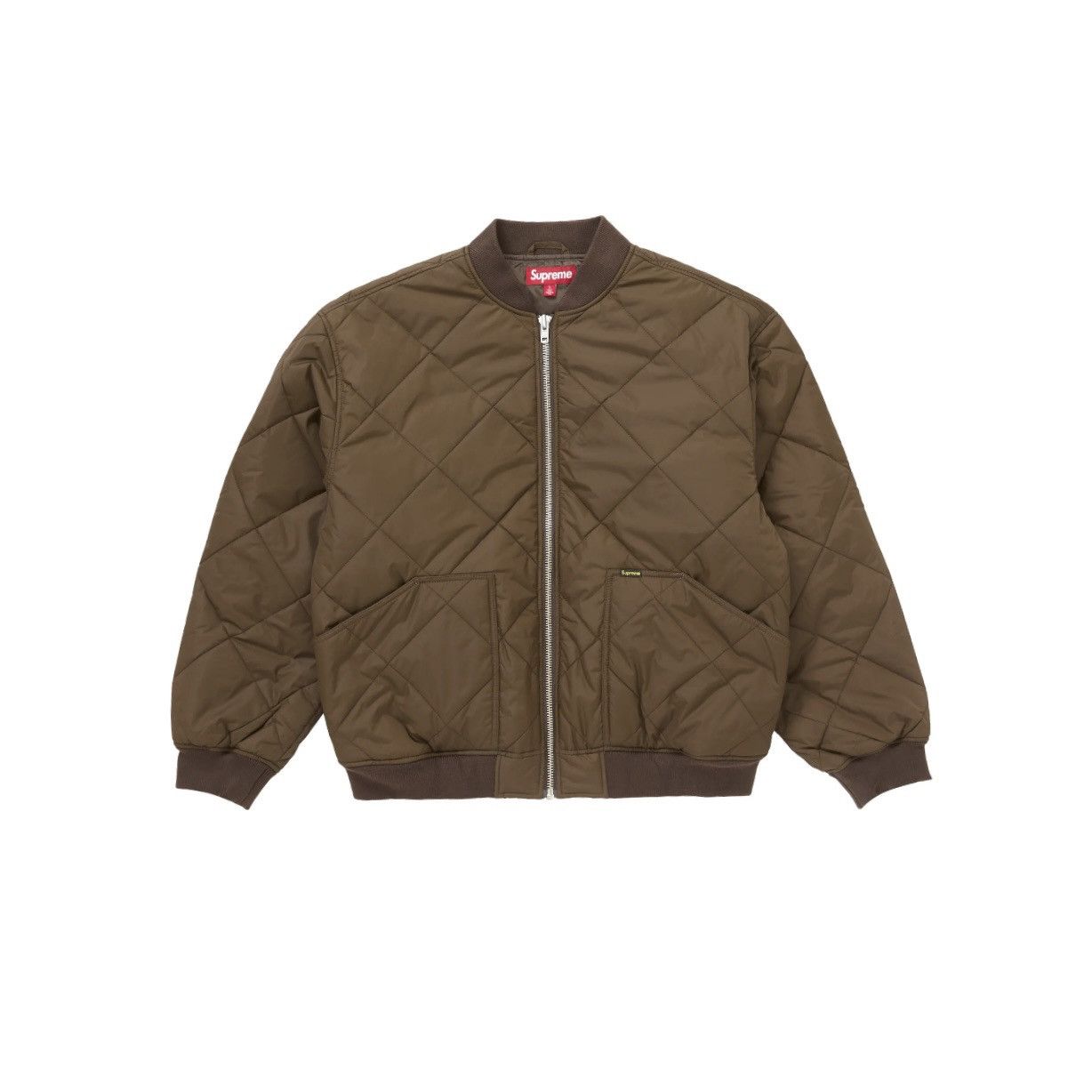 Supreme Supreme AOI Quilted Work Jacket Brown Size: XL Size US XL / EU 56 / 4 - 2 Thumbnail