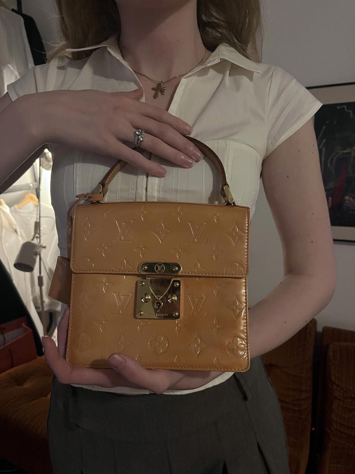 Louis Vuitton Louis Vuitton - Vintage Monogram Vernis Leather Top Handle S Size ONE SIZE - 1 Thumbnail