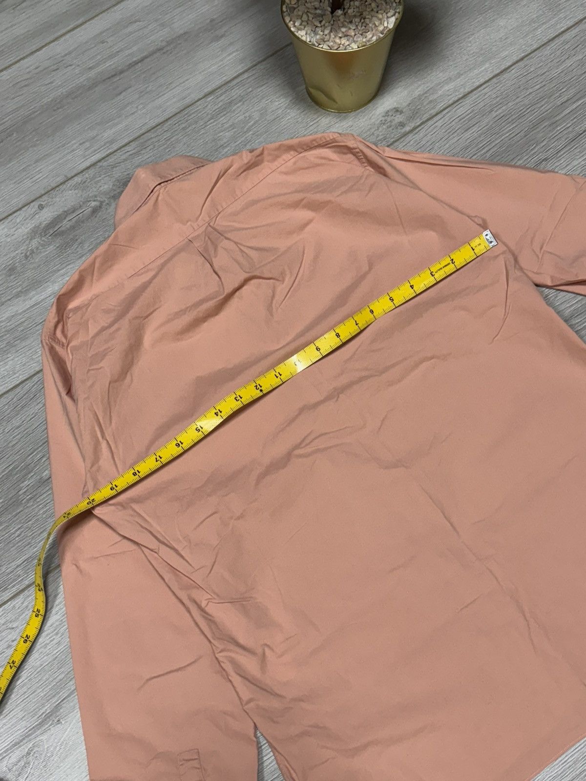 Acne Studios Acne Studios york stre shirt buttons peach colour Size US M / EU 48-50 / 2 - 10 Thumbnail