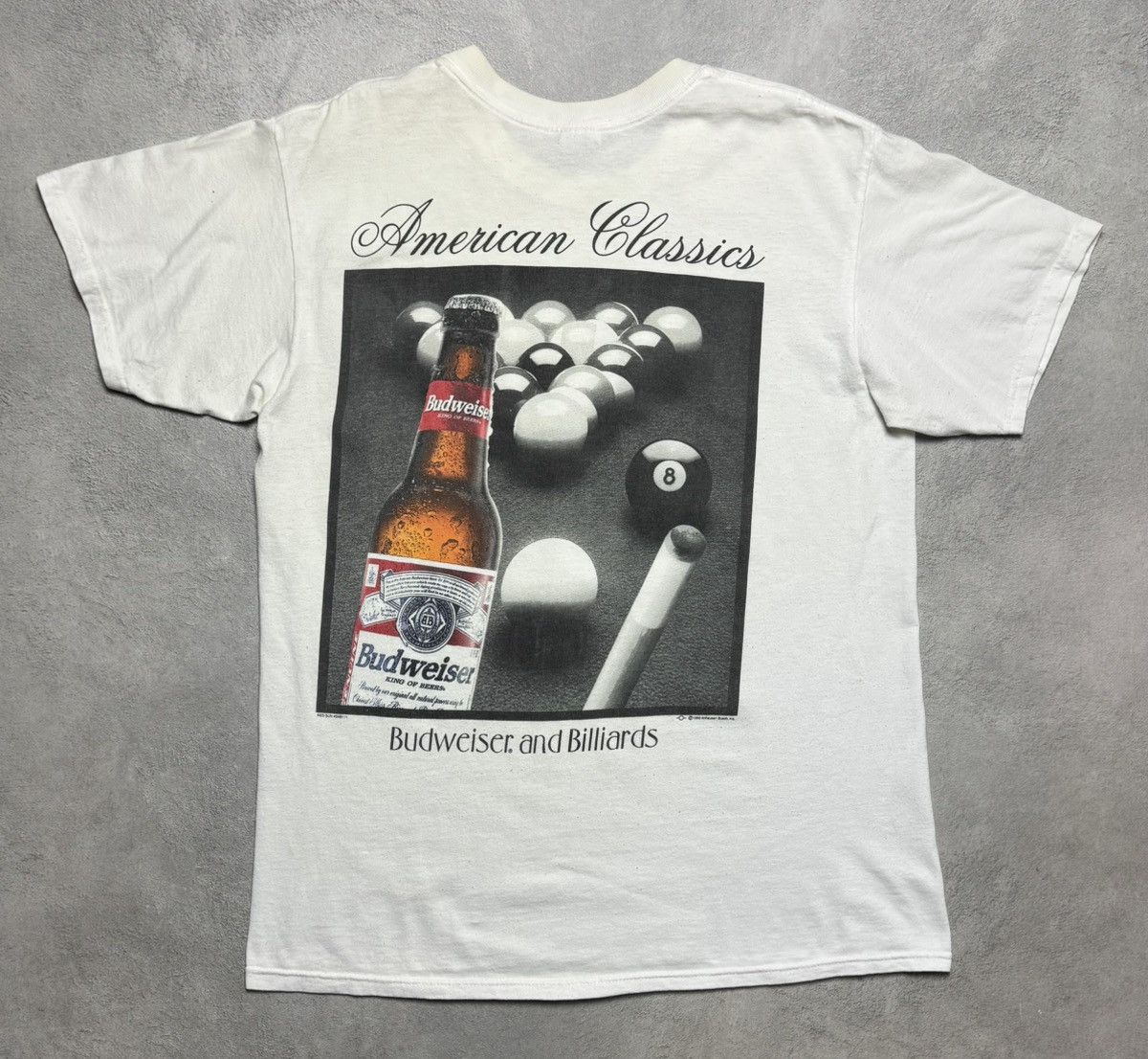 Anvil 1999 Budweiser Retro Bear T-Shirt Double-Sided Logo Size US L / EU 52-54 / 3 - 1 Thumbnail