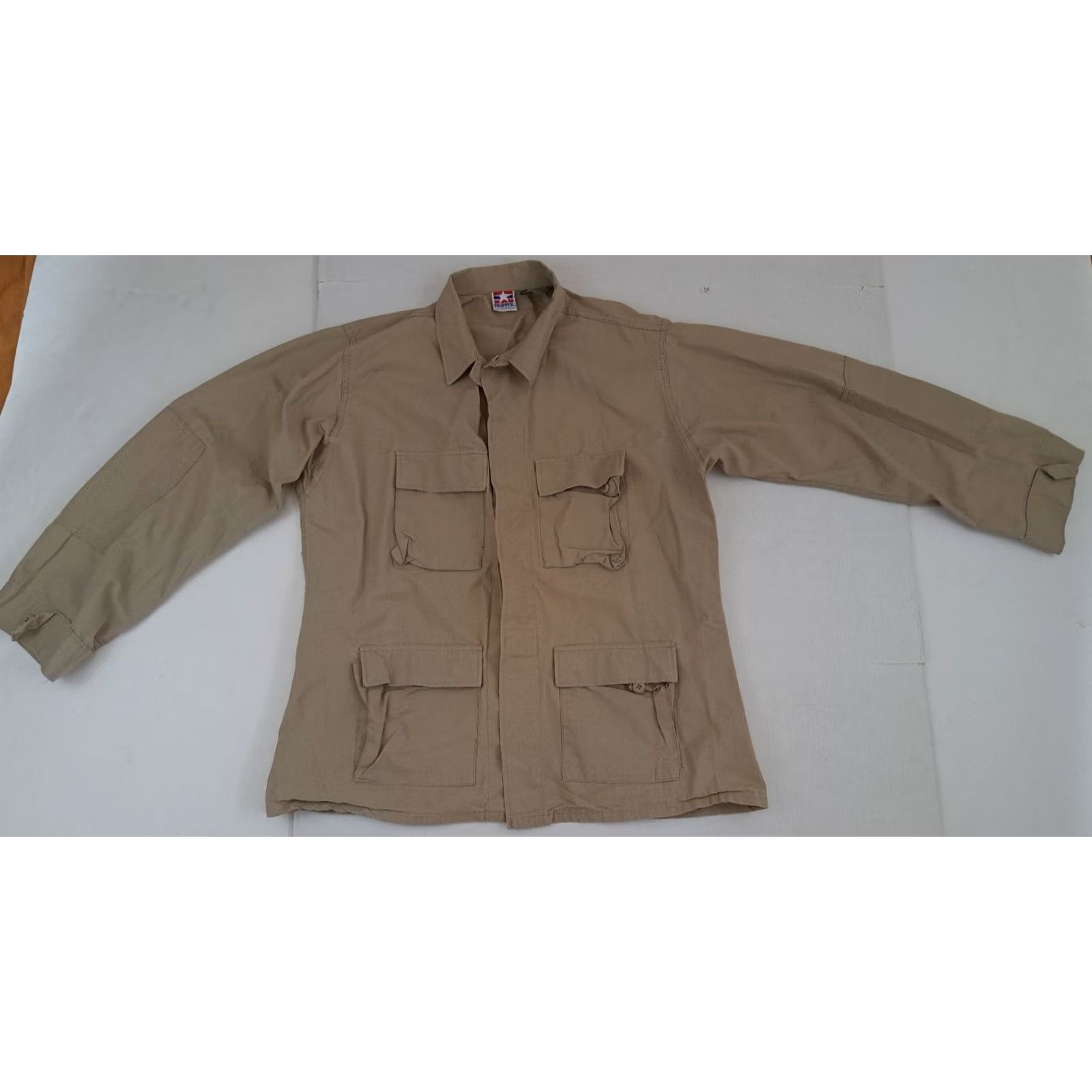 Propper PROPPER Coat Mens XL Beige Vtg Military Tactical button Light hunting Large Long Size US XL / EU 56 / 4 - 2 Thumbnail
