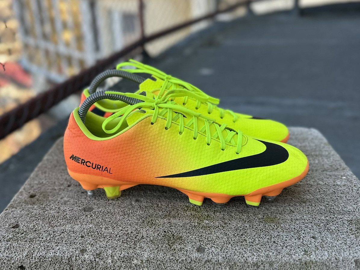 Nike 2013 NIKE MERCURIAL VELOCE SG PRO SOCCER BOOTS CLEATS US 7 Size US 7 / EU 40 - 6 Thumbnail