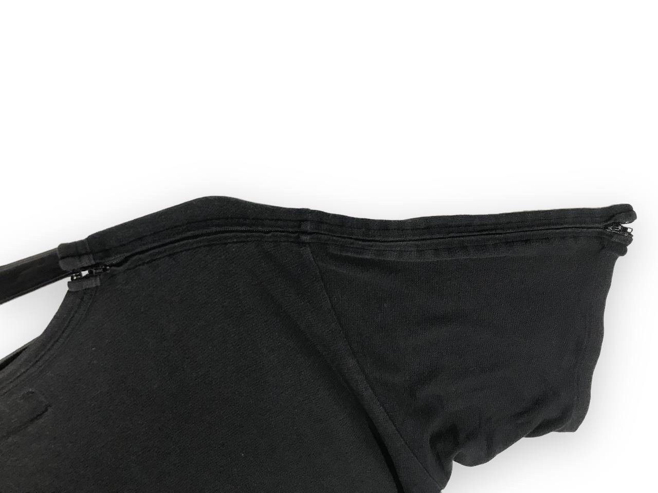 Japanese Brand × Yohji Yamamoto runaway zipper shoulder tshirt Size US L / EU 52-54 / 3 - 4 Thumbnail