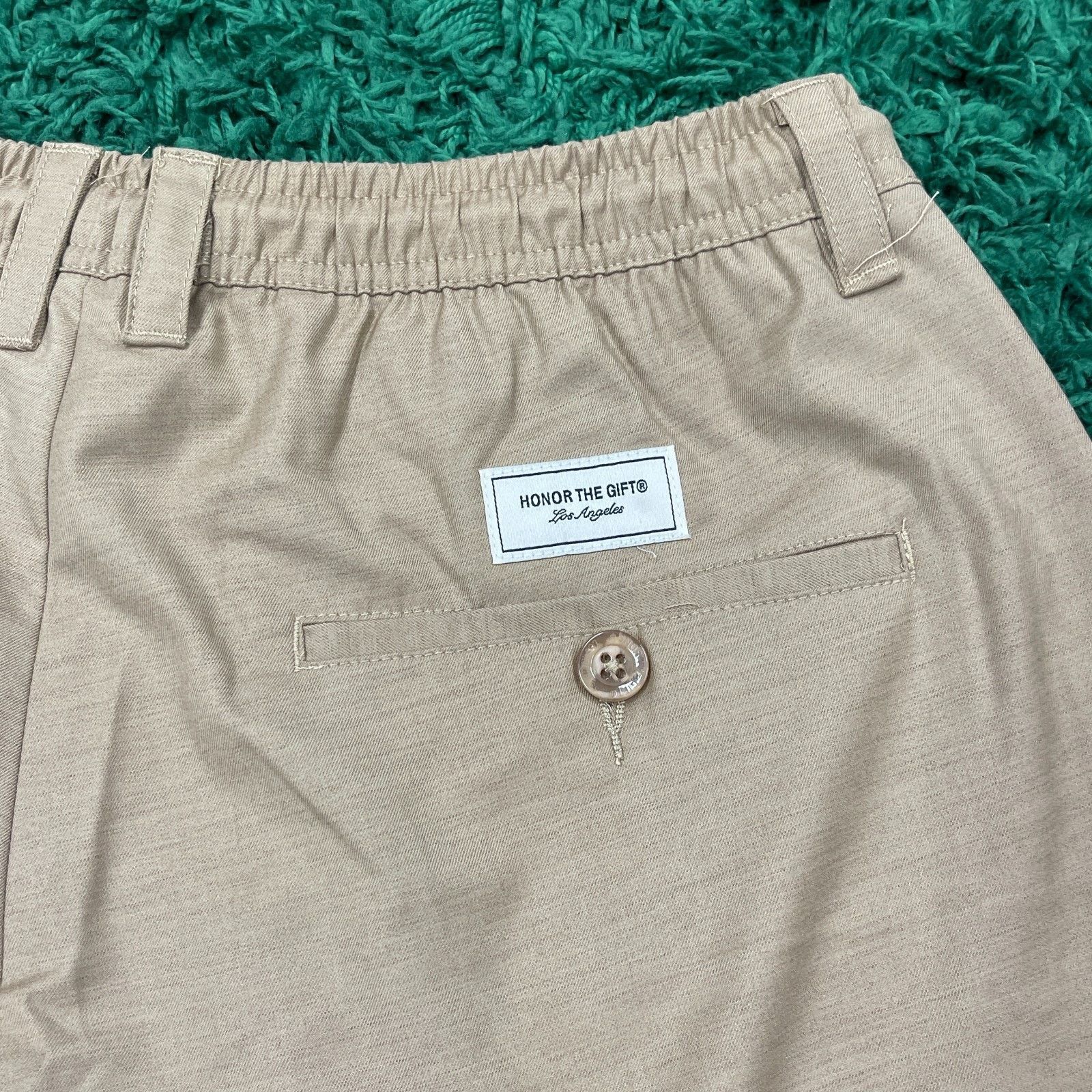 Honor the Gift Honor The Gift Baldwin Wool Blend Tan Brown Casual Shorts Size US 30 / EU 46 - 7 Thumbnail