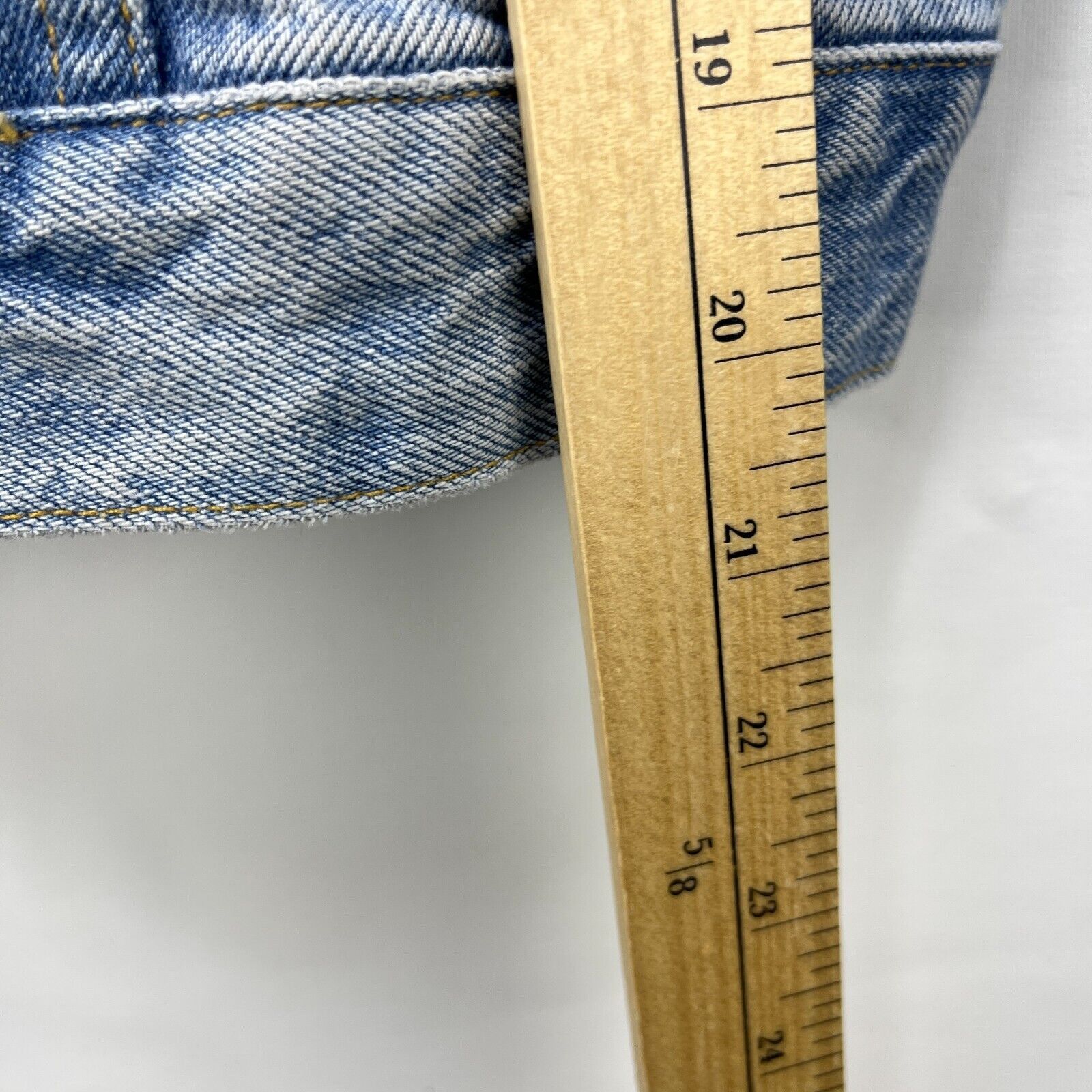 Gap × Vintage Vintage Gap Denim Jacket Light Wash Womens Small Retro Y2K Size S / US 4 / IT 40 - 7 Thumbnail