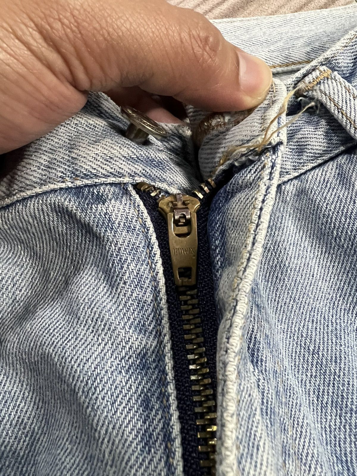 Edwin × If Six Was Nine × Japanese Brand VINTAGE 90’s STYLE EDWIN LIGHT WASH BAGGY JEANS Size US 34 / EU 50 - 9 Thumbnail