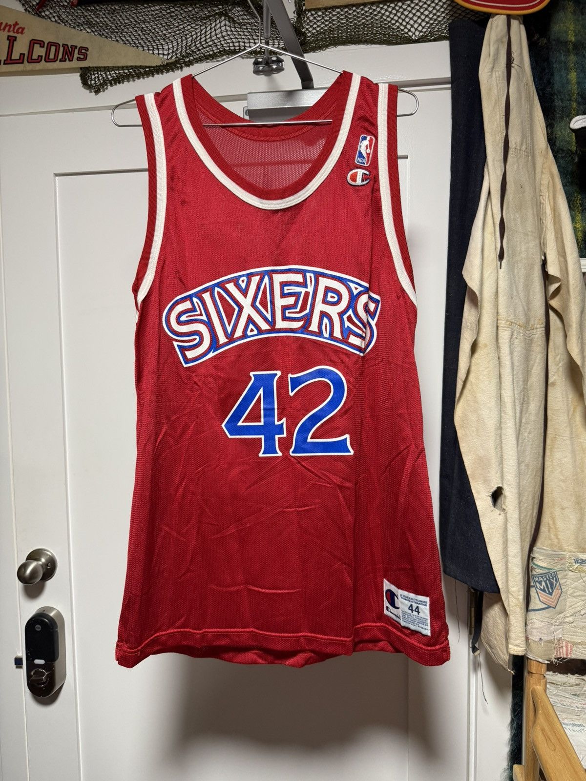 NBA 1990s Jerry Stackhouse Sixers Jersey Size US S / EU 44-46 / 1 - 1 Thumbnail