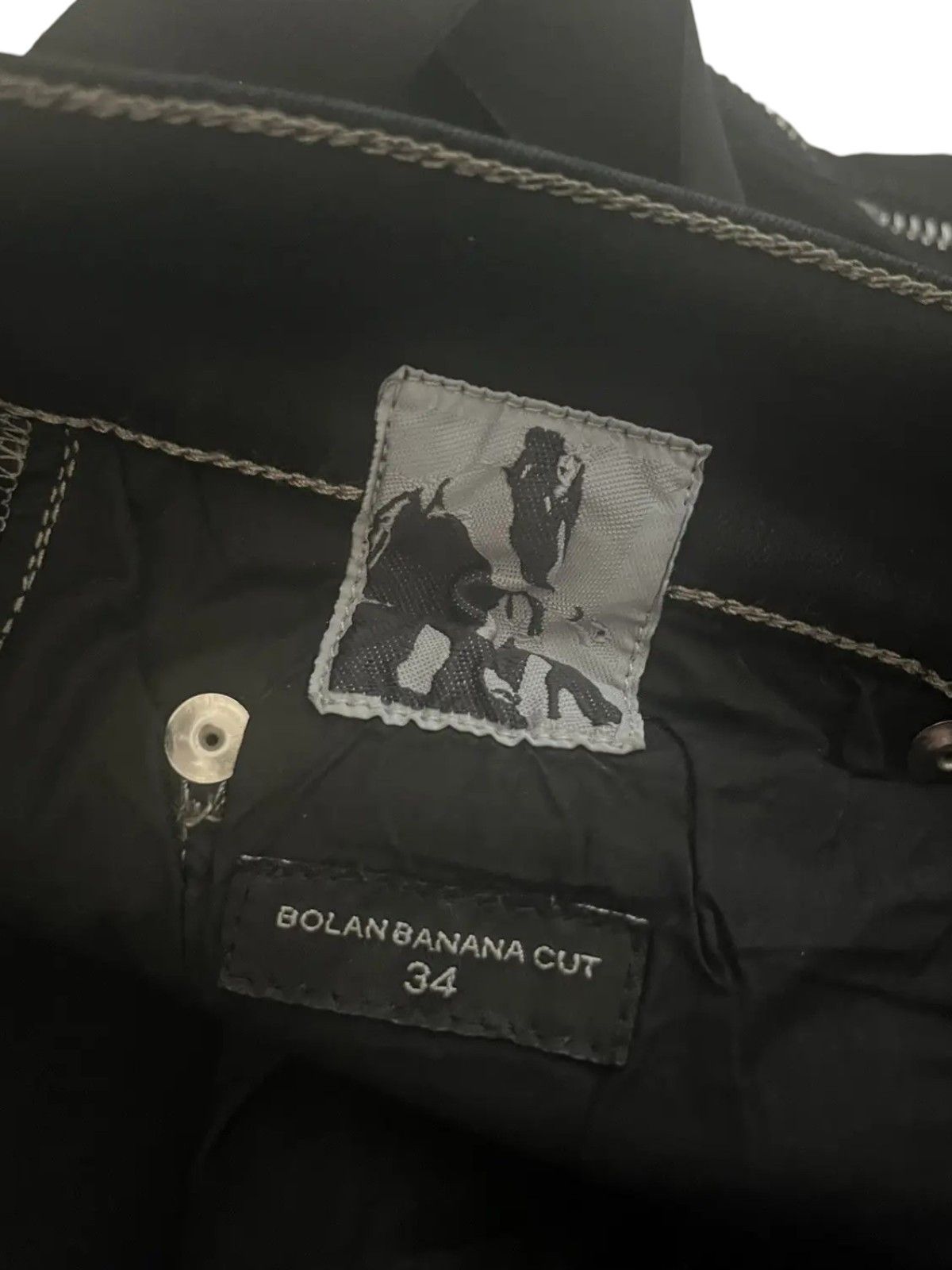 Rick Owens Drkshdw Rick Owens Waxed Bolan Banana Size US 34 / EU 50 - 4 Thumbnail