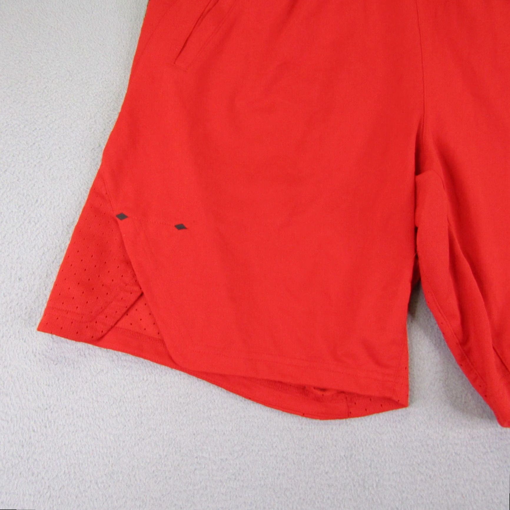 Nike Nike Aeroswift Shorts Athletic Men L Red Black - Pockets Lightweight Breathable Easy Care Inseam 8.5in Gym Running Jogging Track & Field Size US 27 - 2 Thumbnail