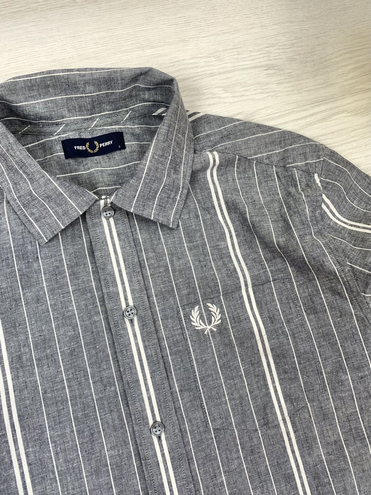 Fred Perry Fred Perry Short Sleeve Pockets Button Shirt Mens Size S Size US S / EU 44-46 / 1 - 4 Thumbnail