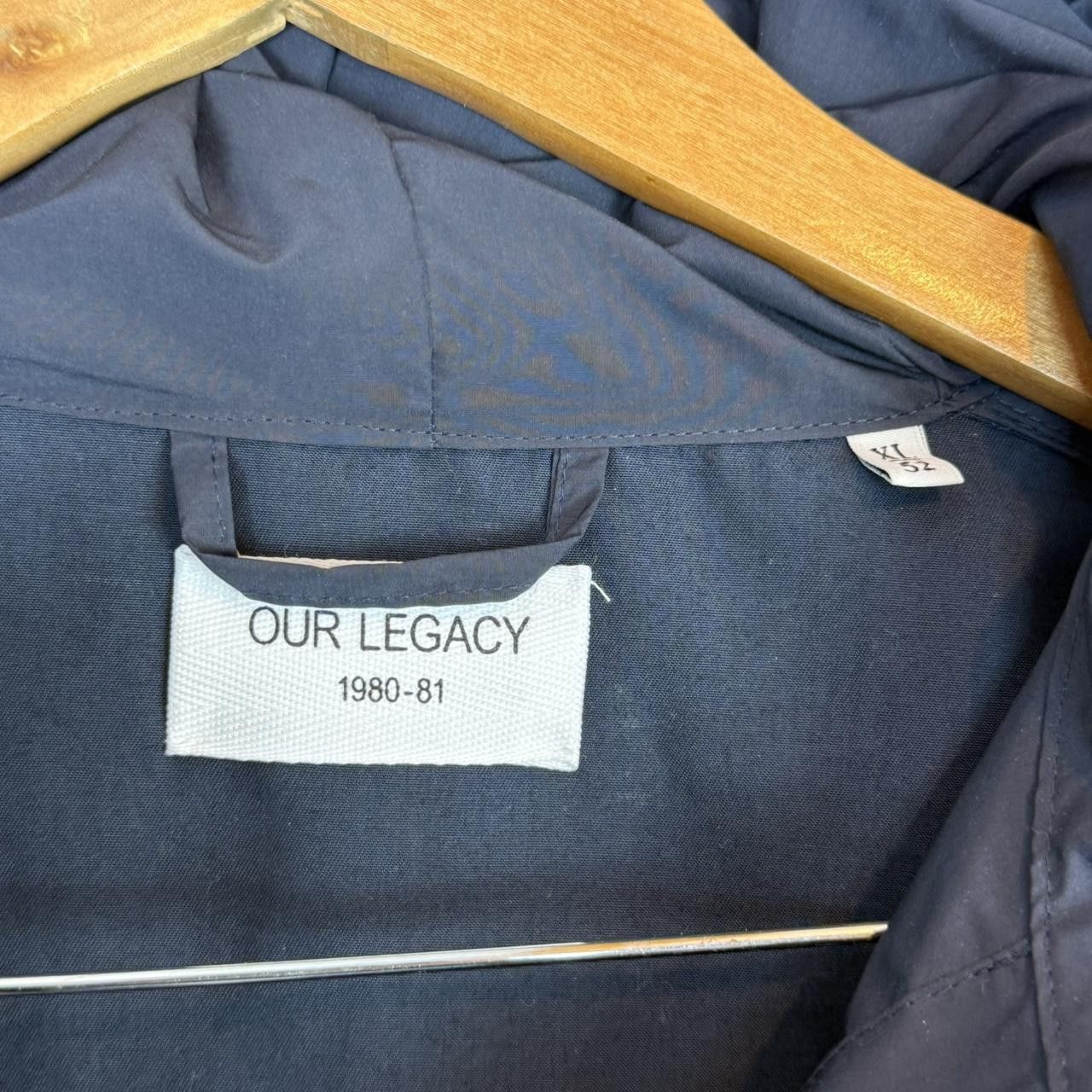 Our Legacy Our Legacy Corduroy Coat Navy Hooded Size US L / EU 52-54 / 3 - 6 Thumbnail