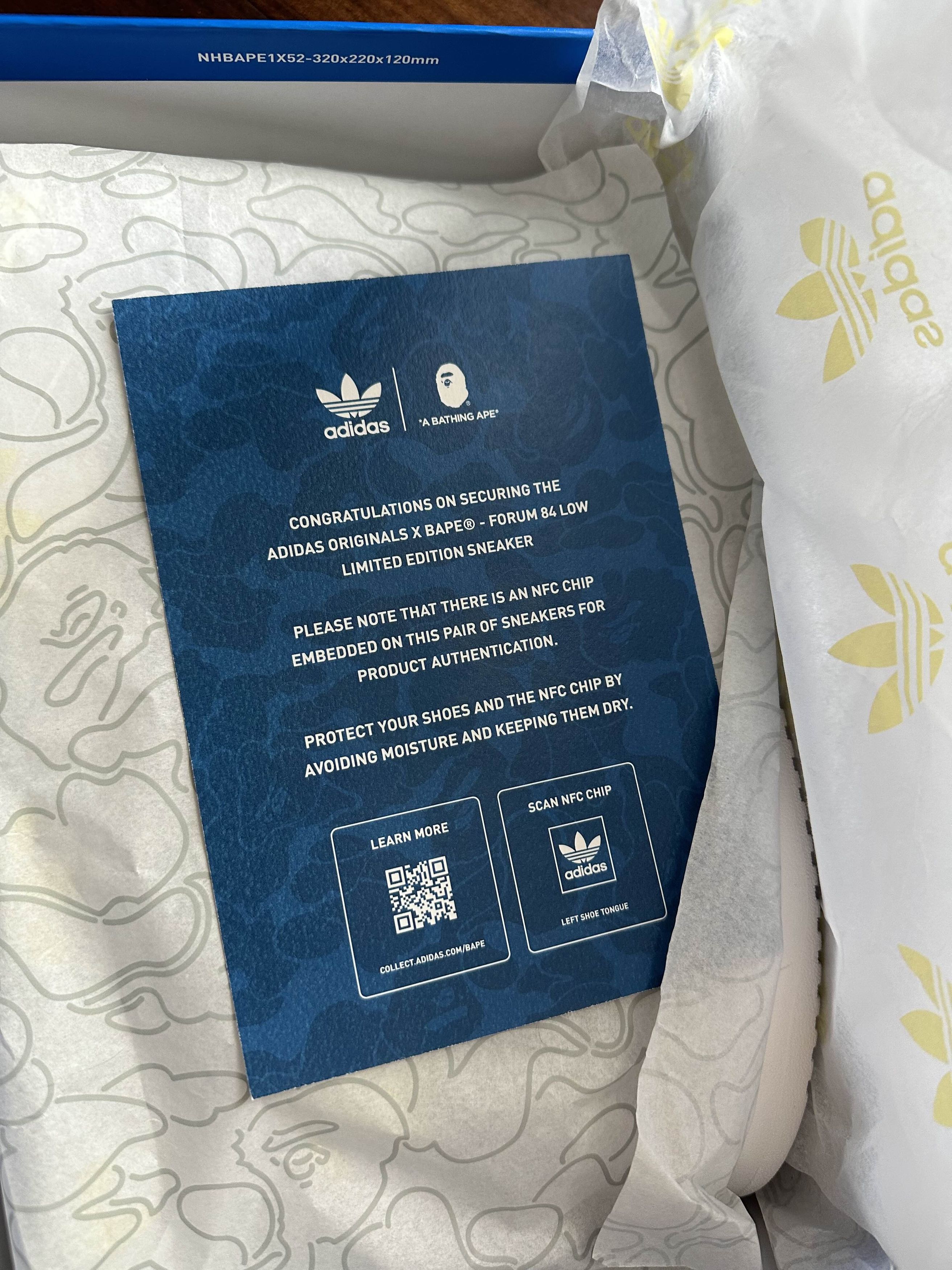 Adidas × Bape Adidas Forum BAPE F&F – 1 of 100 Auctioned Pairs Size US 9 / EU 42 - 6 Thumbnail