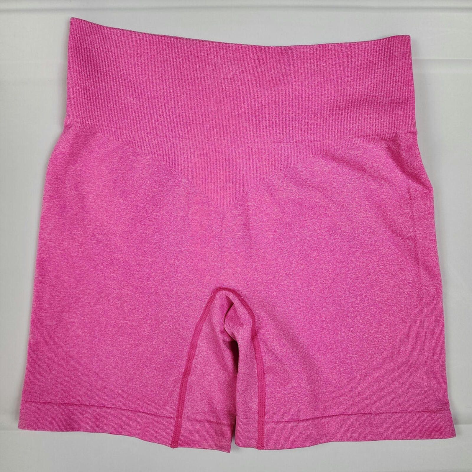Other Hot Pink Medium Stretchy Bike Shorts Size 32" / US 10 / IT 46 - 2 Thumbnail