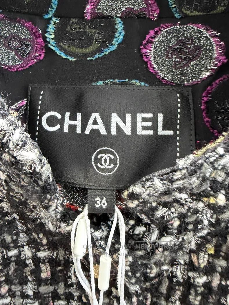 Chanel Chanel Plaid small stand-up collar jacket Size XS / US 0-2 / IT 36-38 - 5 Thumbnail