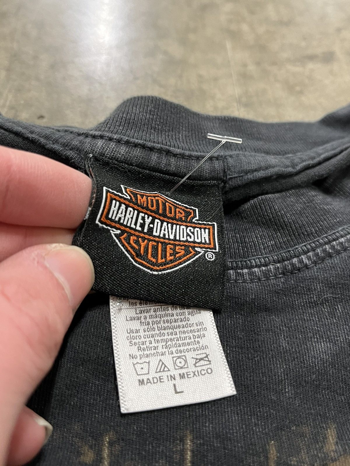 Harley Davidson × Vintage Harley Davidson vintage longsleeve graphic tee grunge hype Size US L / EU 52-54 / 3 - 8 Thumbnail
