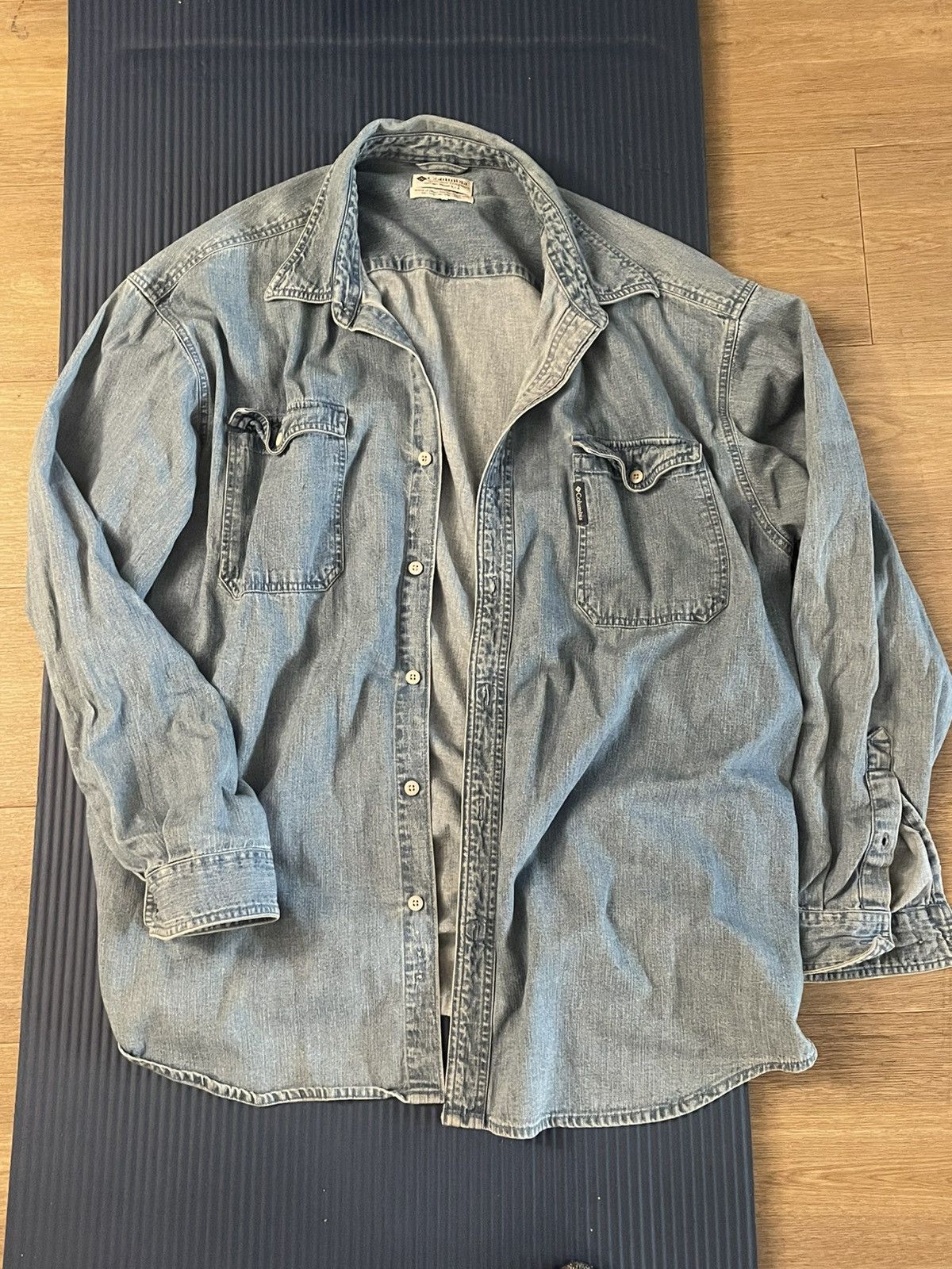 Columbia × Vintage columbia denim button down Size US XXL / EU 58 / 5 - 1 Thumbnail