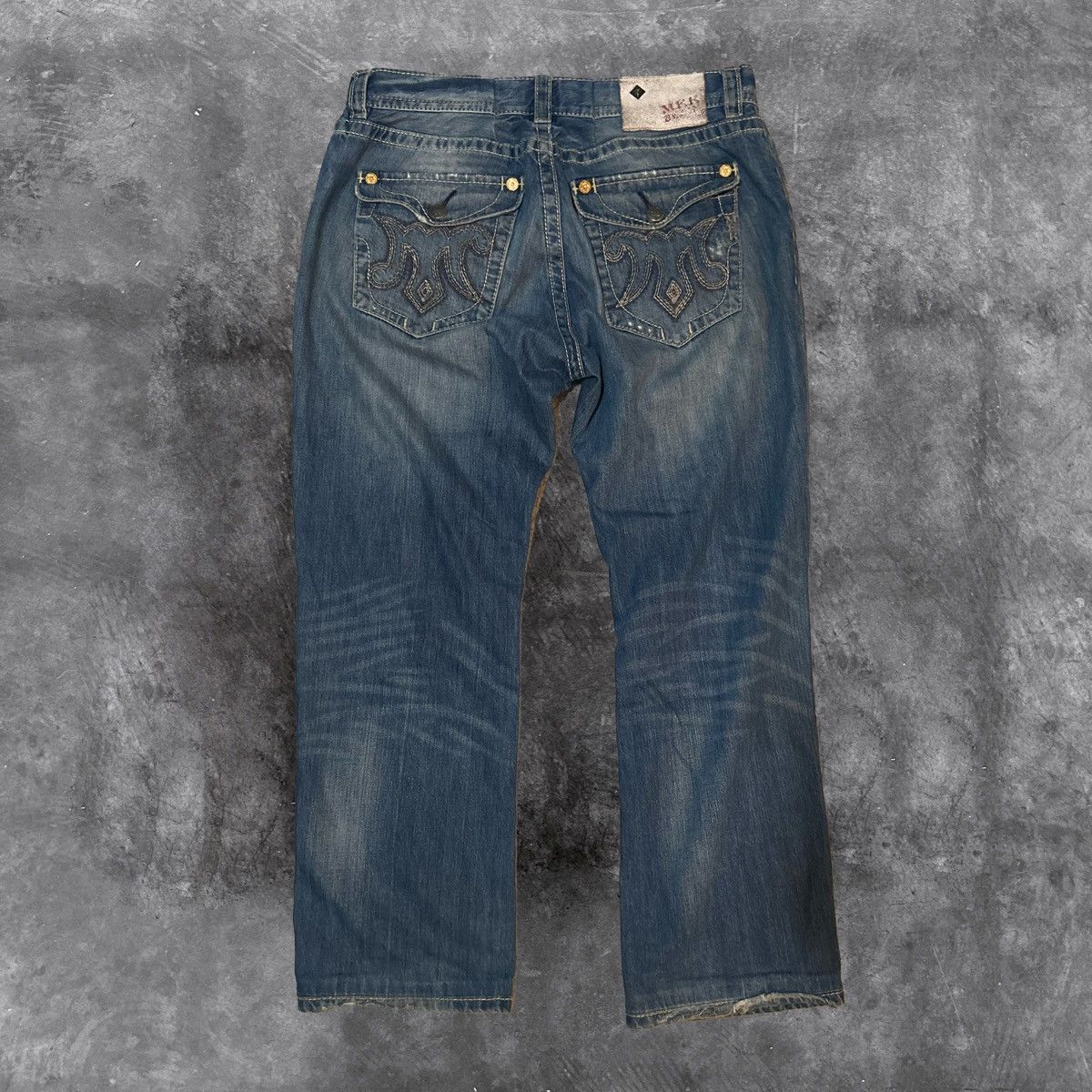 Mek Denim Mek Bootcut Distressed Denim Size US 36 / EU 52 - 2 Thumbnail