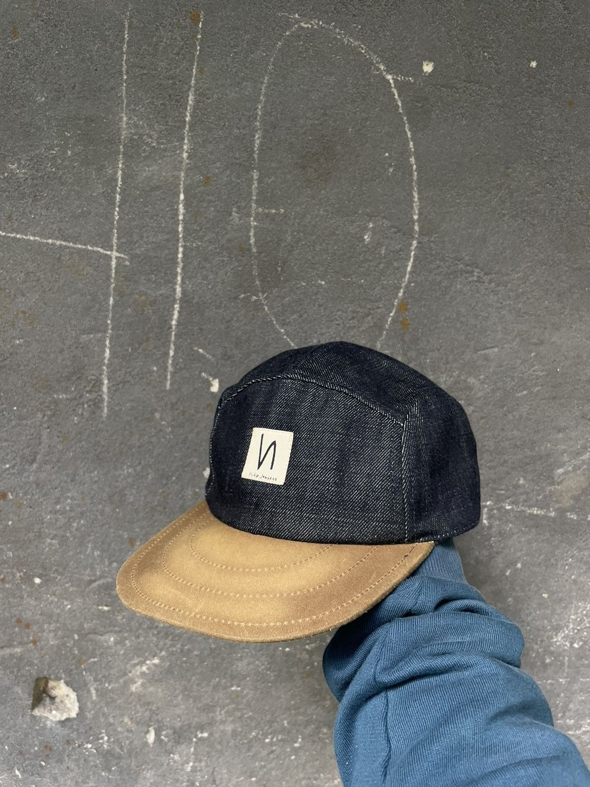 Nudie Jeans Panel Hat Cap Denim