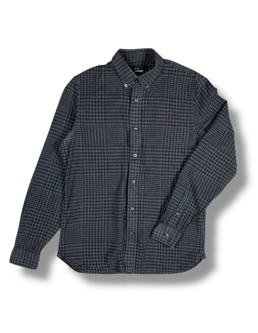 Fred Perry Y2K Fred Perry Button Up Checkered Shirt Size US M / EU 48-50 / 2 - 1 Thumbnail