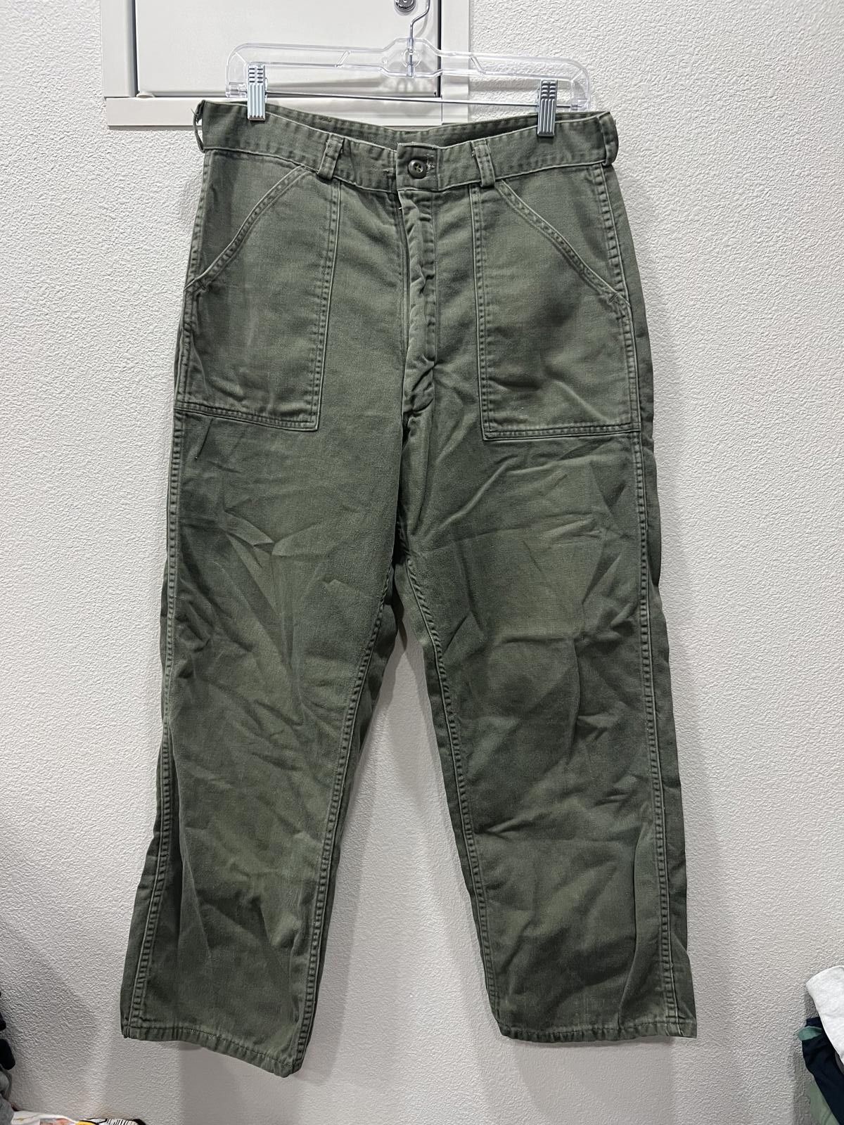 Other 50/60s Og-107 Fatigue Pants Gripper Zipper Size US 32 / EU 48 - 1 Thumbnail