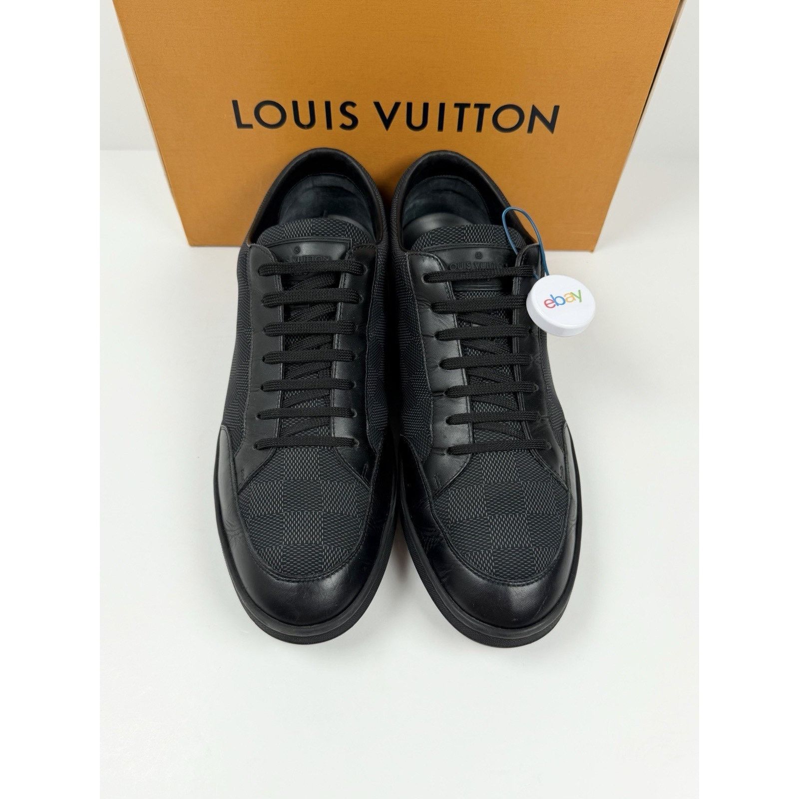 Louis Vuitton Size 8LV/9US - Louis Vuitton Offshore Sneakers Damier Black Size US 9 / EU 42 - 2 Thumbnail