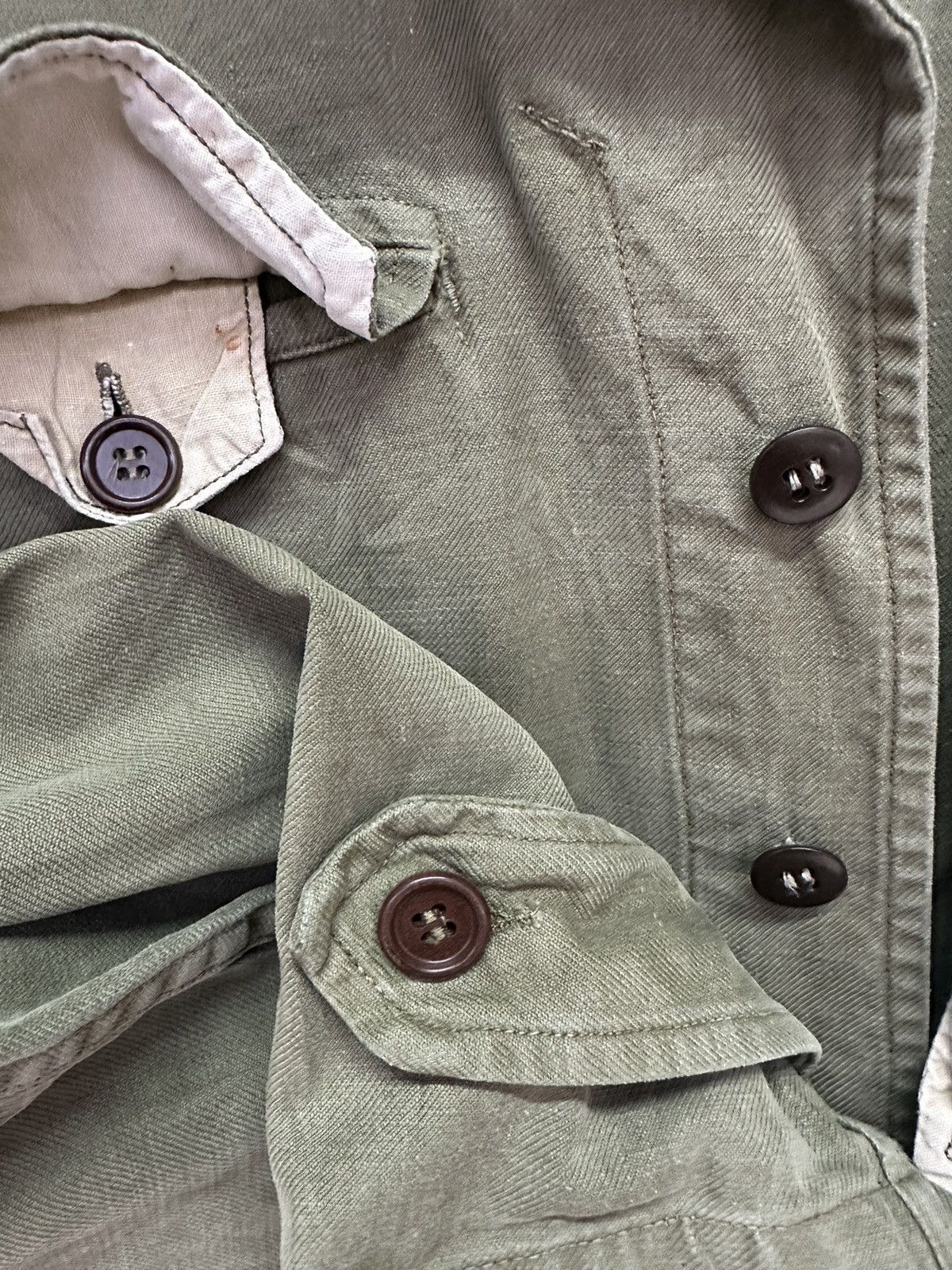 Vintage True Vintage Circa 50s France Armee OG Military Jacket Size US L / EU 52-54 / 3 - 18 Thumbnail