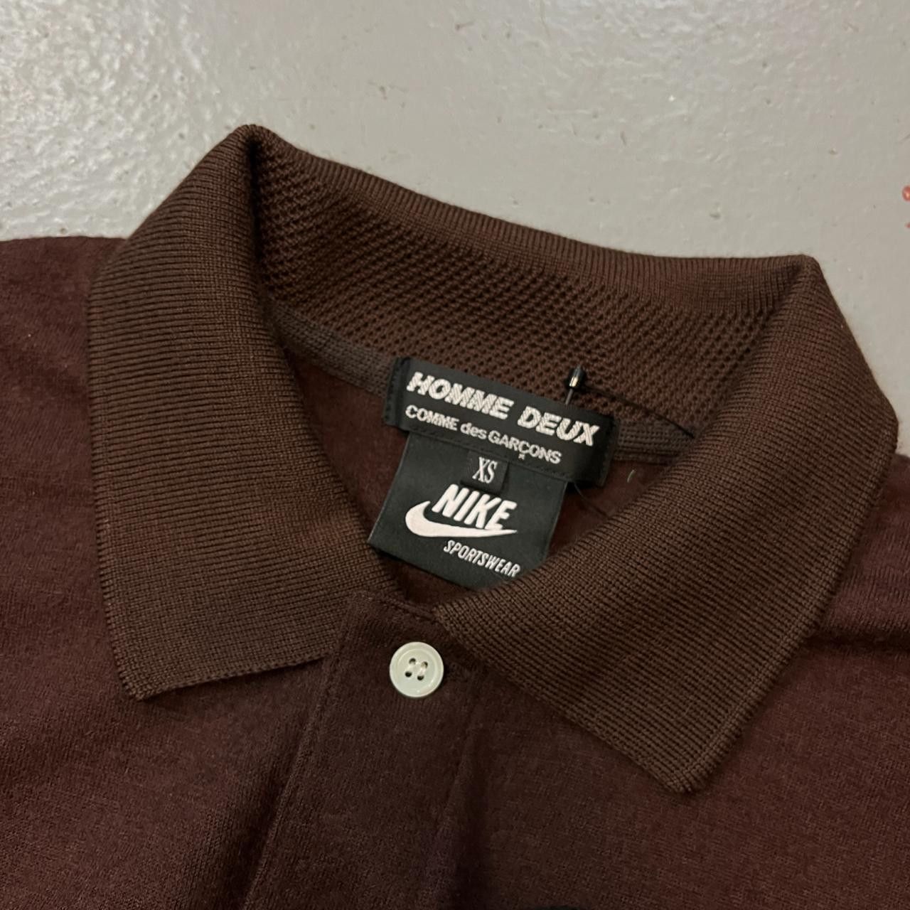 Comme Des Garçons Homme Deux Nike Long Sleeve Polo