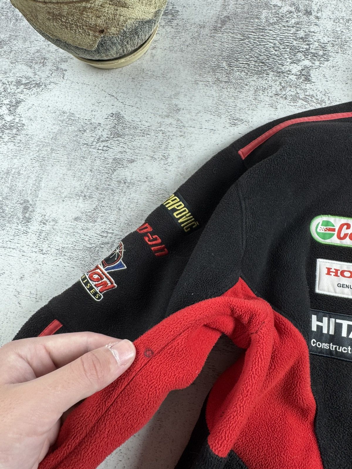 Honda Honda Formula 1 HM Plant Large Men’s Black Racing Jacket Fleece Pullover Hoodie Size US L / EU 52-54 / 3 - 12 Thumbnail
