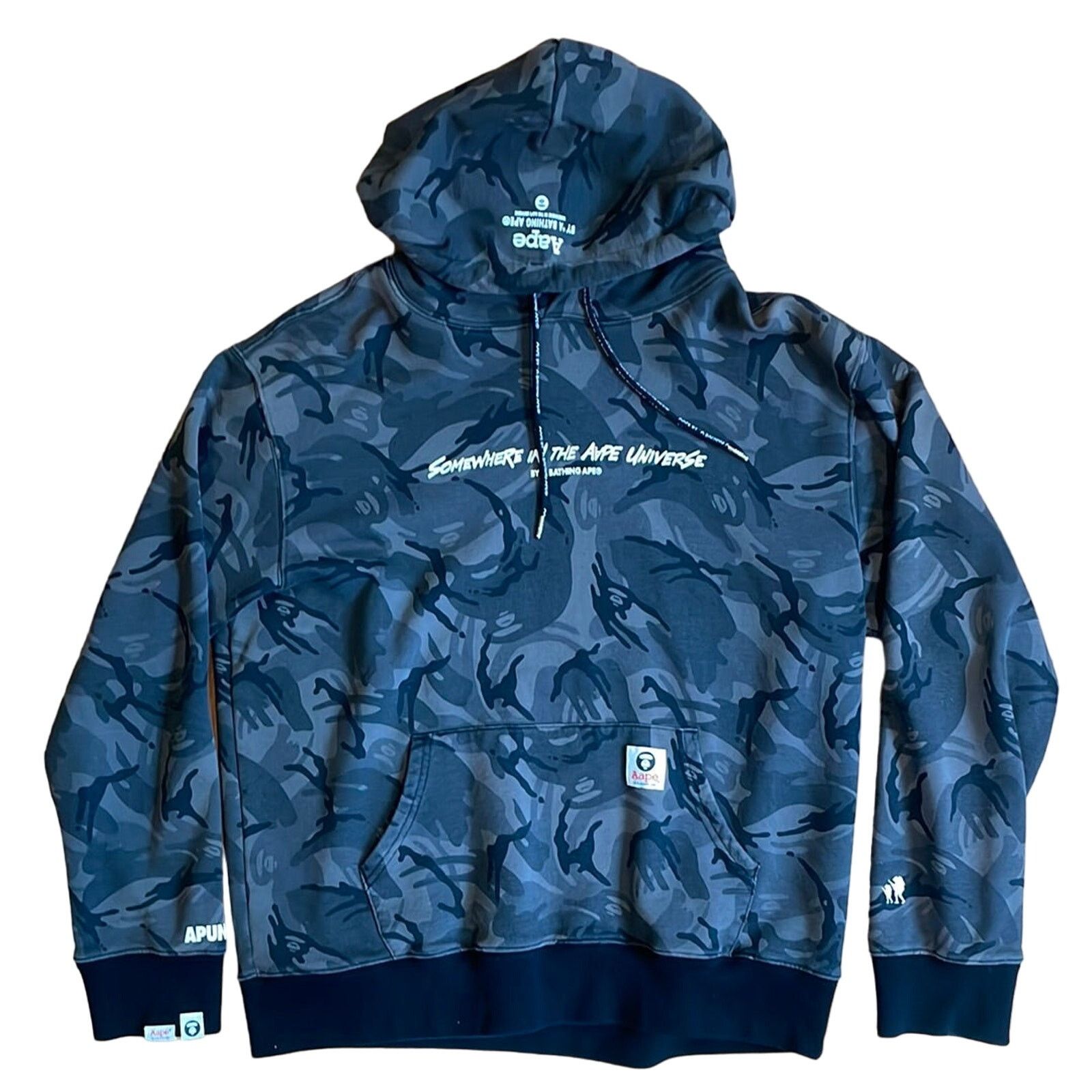 Aape × Bape Bape Somewhere In The Aape Universe Camo Hoodie XXL Size US XXL / EU 58 / 5 - 1 Thumbnail