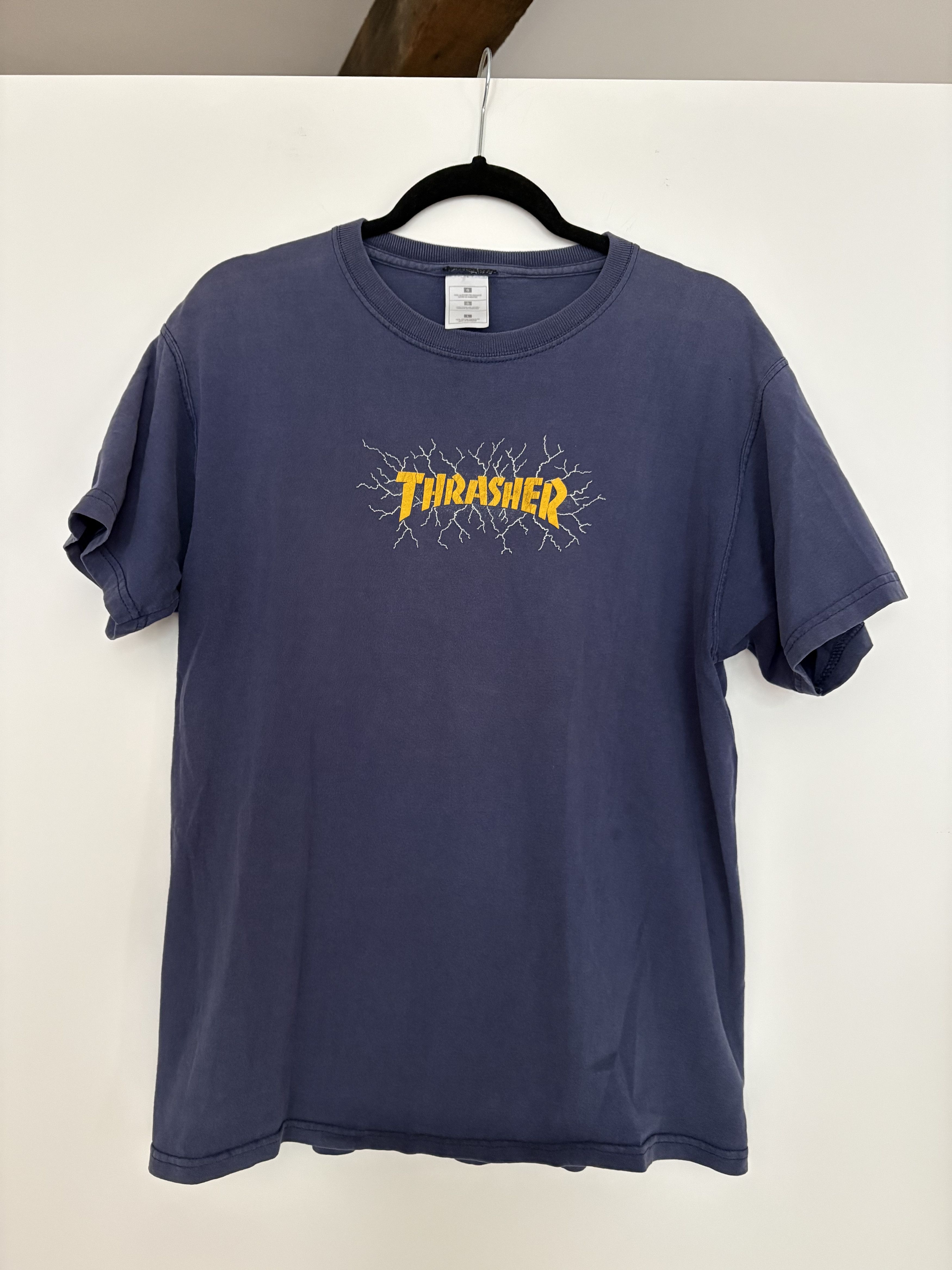 Thrasher Thrasher Cracked Navy T-Shirt Size US S / EU 44-46 / 1 - 1 Thumbnail