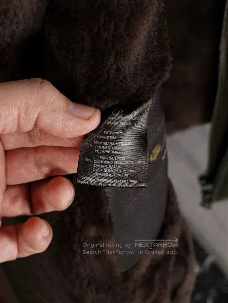Loro Piana Loro Piana Hooded Fur Lined Jacket. Size US XL / EU 56 / 4 - 9 Thumbnail
